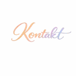 Button mit Text Kontakt